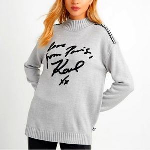 Karl Lagerfeld Love from Paris LOGO sweater Designer Brand